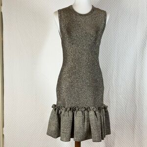 A.L.C Kilmer Crewneck Sleeveless Metallic
Knit Mini Dress Size Medium